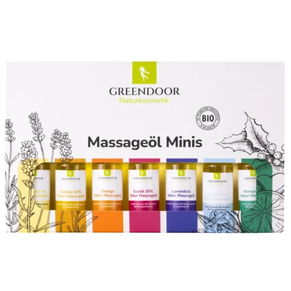 GREENDOOR Geschenkset Massageöl Minis 1