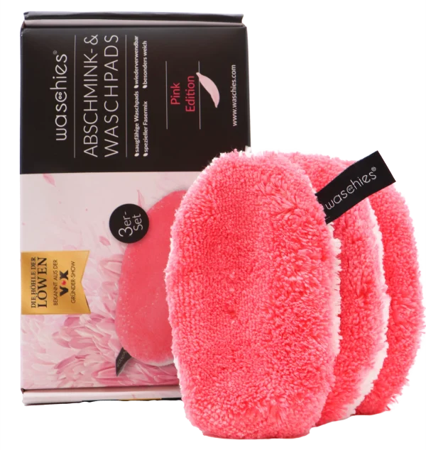 Waschies Abschminkpads Pink 1