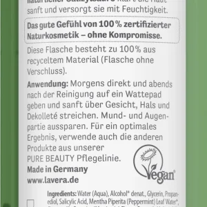 Lavera PURE BEAUTY Klärendes Gesichtswasser 10