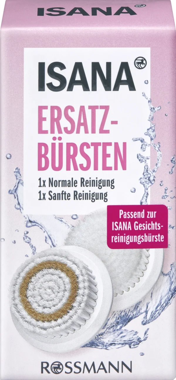 ISANA Gesichtsreinigungsersatzbürsten 1