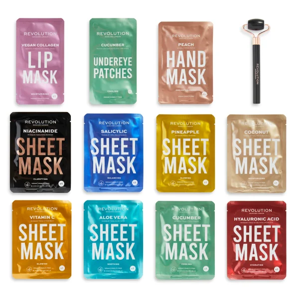 Revolution Skincare 12 Days Of Masking: Sheet Mask Advent Calendar Set 3