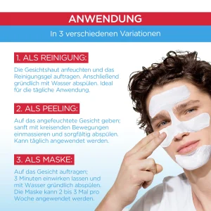 Garnier SkinActive Hautklar 3in1 Tonerde Reinigung + Peeling + Maske 17